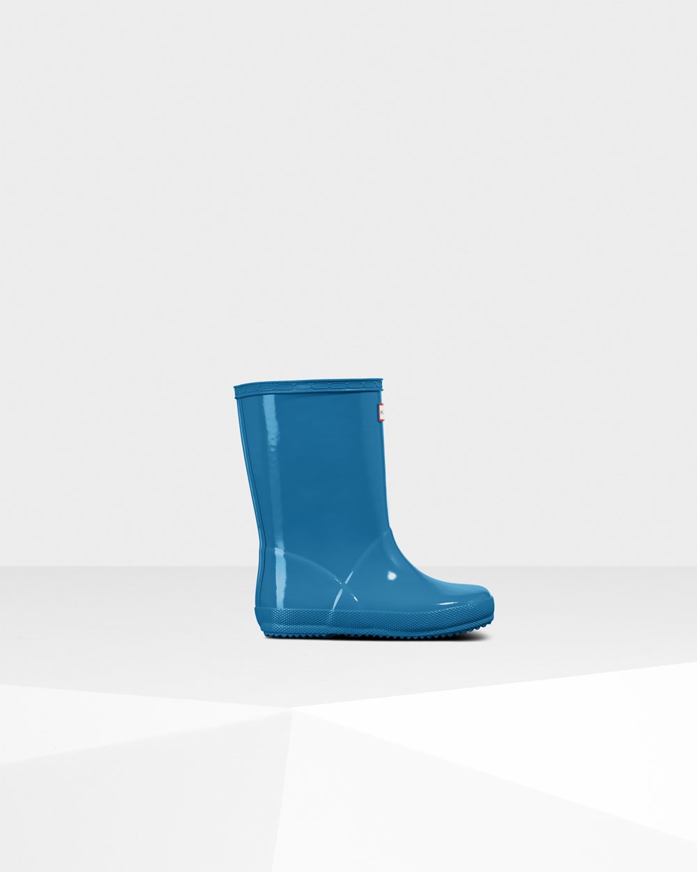 Kids Hunter Original First Classic Gloss | Rain Boots Blue | NZ-56379-IOSL